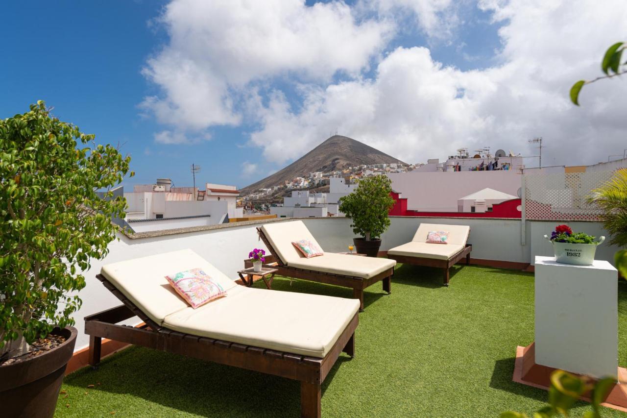 The Yellow House - Solarium - Climatized Pool Gáldar Exterior photo